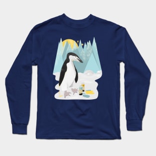 PENGUIN GRAFFITI ARTIST Long Sleeve T-Shirt